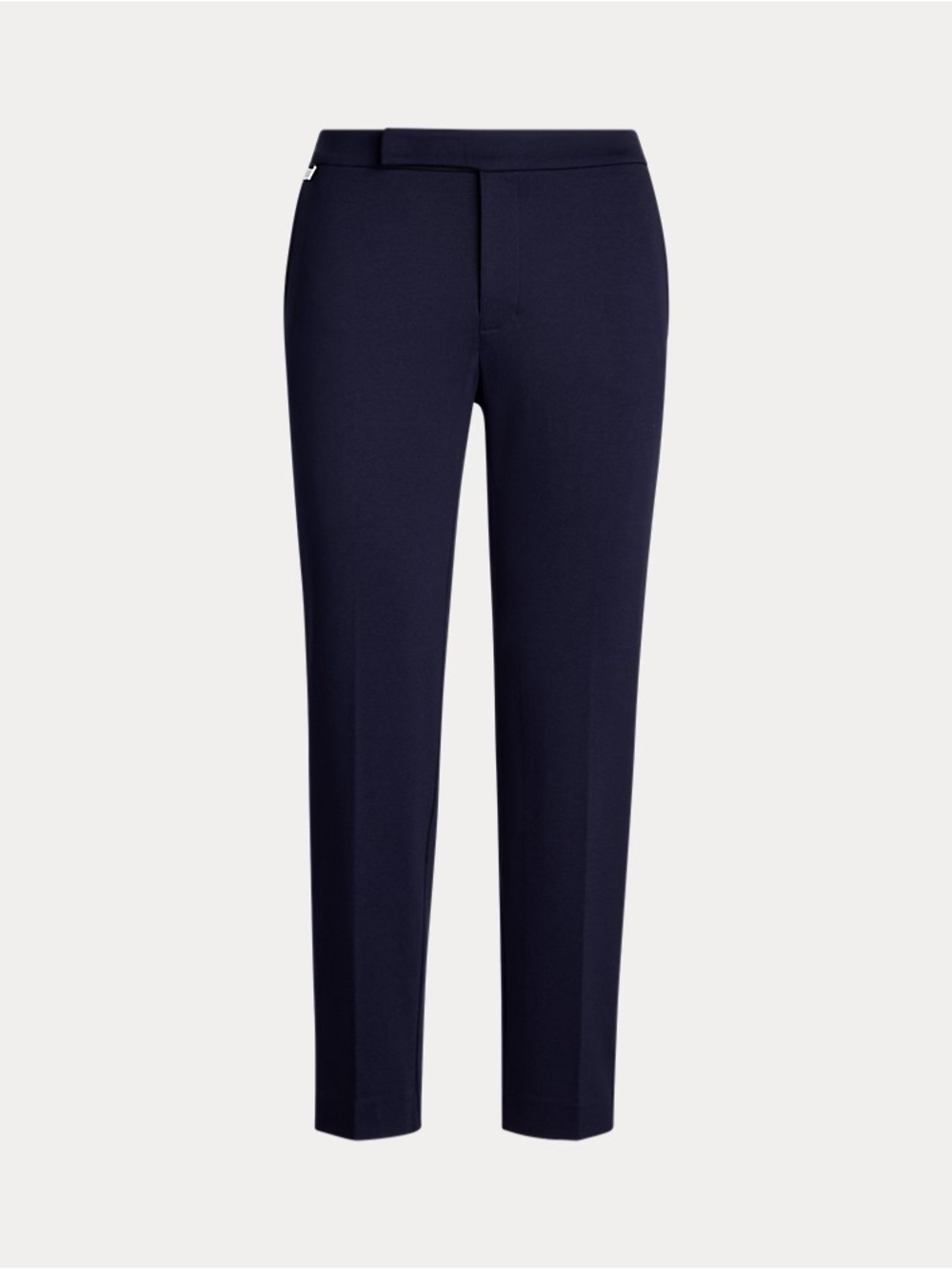 Lauren Ralph Lauren Double-Faced Stretch Cotton Pant in Navy